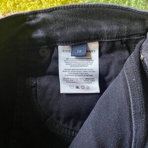 Citizens of Humanity Rocket ankle black jeans